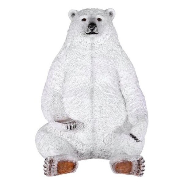 Sitting Pretty Oversized Polar Bear